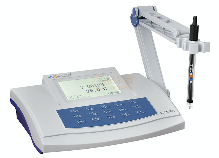 通用型(0.01ph/atc/多点校准)雷磁台式ph计phsj-3f标配套装